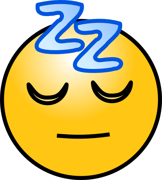Snoring Sleeping Zz Smiley clip art - vector clip art online 