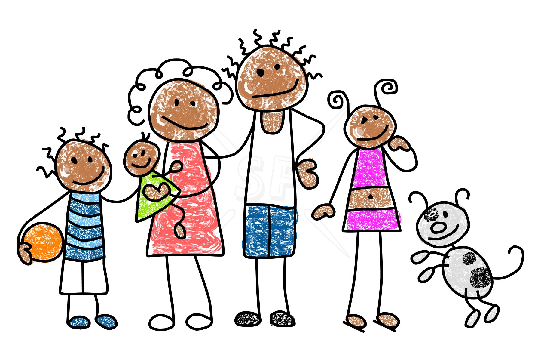 Clip Art Family - Clipart library