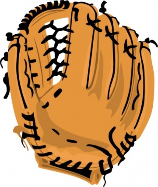 Baseball Glove clip art Vector | Free Download