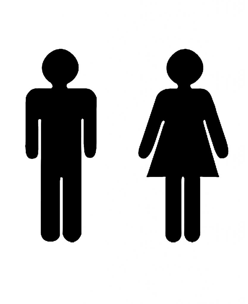 Unisex Bathroom Sign Printable - Clipart library