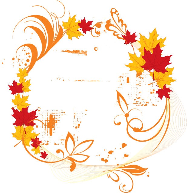 Free Vector Autumn Elegant Frame Backgrounds For PowerPoint 
