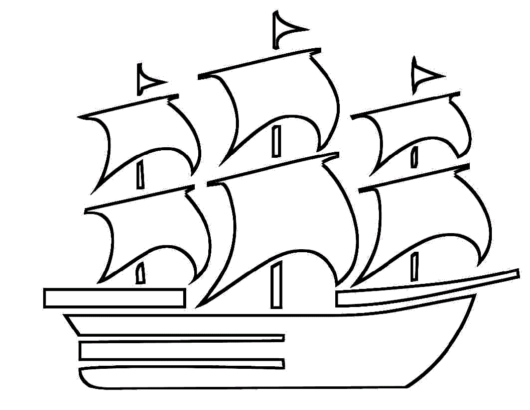 beautiful boat coloring pages for kids - Coloring Point