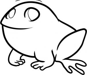 Animals - How to Draw a Frog For Kids