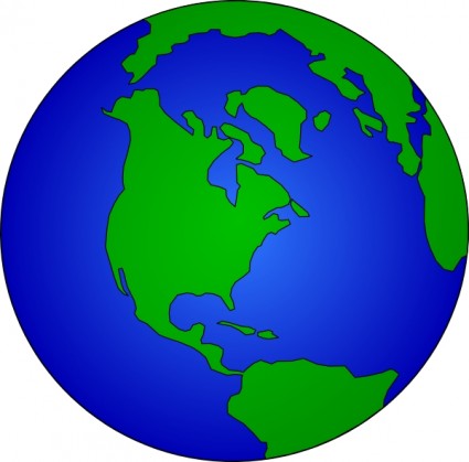 Earth Globe clip art Vector clip art - Free vector for free download