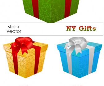 Christmas Gift Boxes Vector Set | Free Vector Graphics  Art 