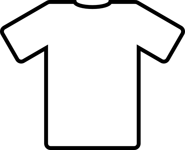 White T Shirt clip art - vector clip art online, royalty free 