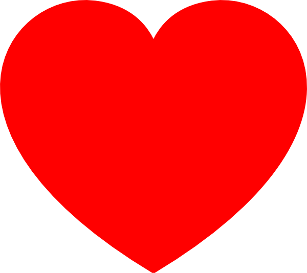 Red Heart clip art - vector clip art online, royalty free  public 