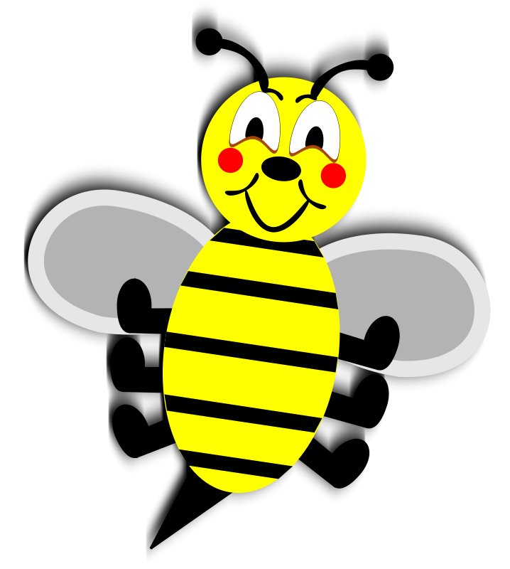 Free Stock Photos | Illustration of a cartoon bee | # 14153 