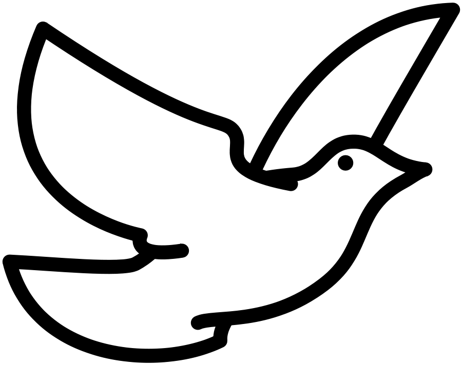 Dove flying Clipart, vector clip art online, royalty free design 