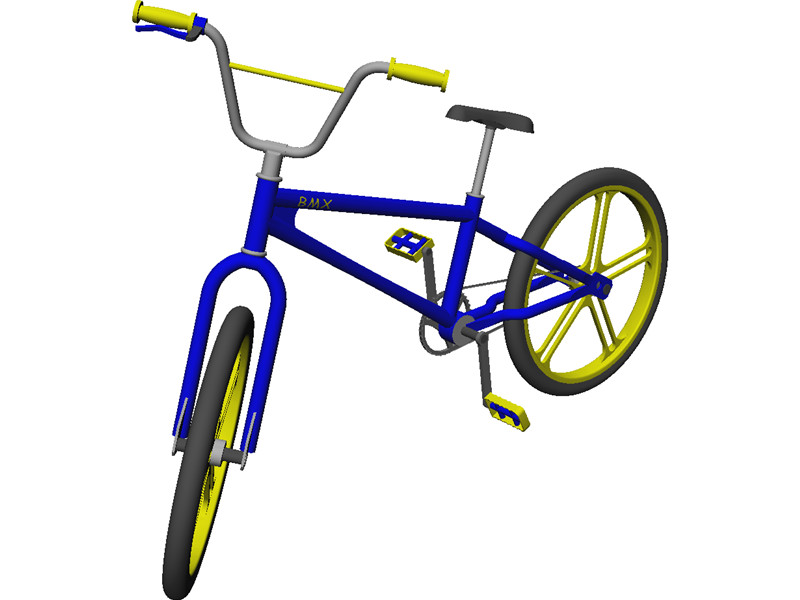 BMX Bike 3D CAD Model Download | 3D CAD Browser