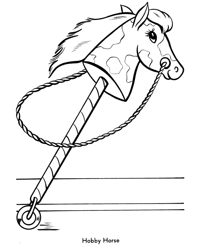 Easy Shapes Coloring Pages | Hobby Horse Easy Coloring activity 