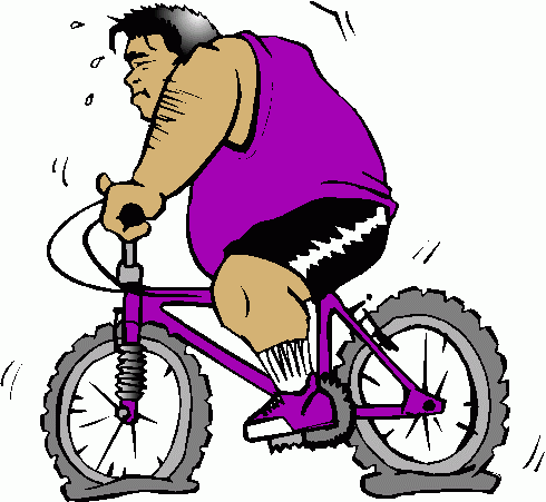 Cartoon Exercise Bike Clipart - Free Clip Art Images