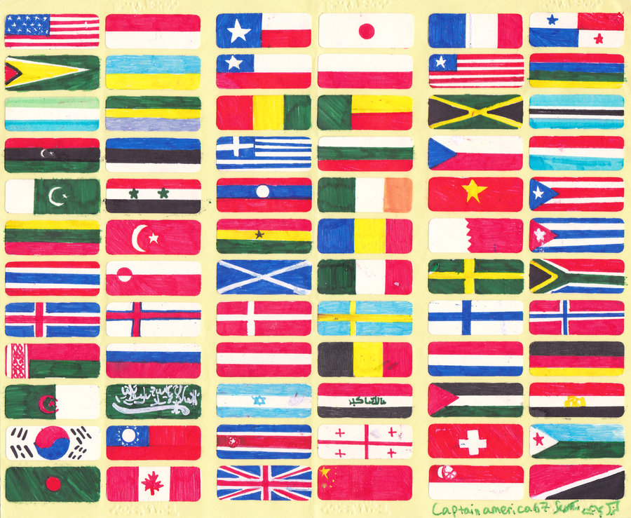 clipart flags of the world - photo #47