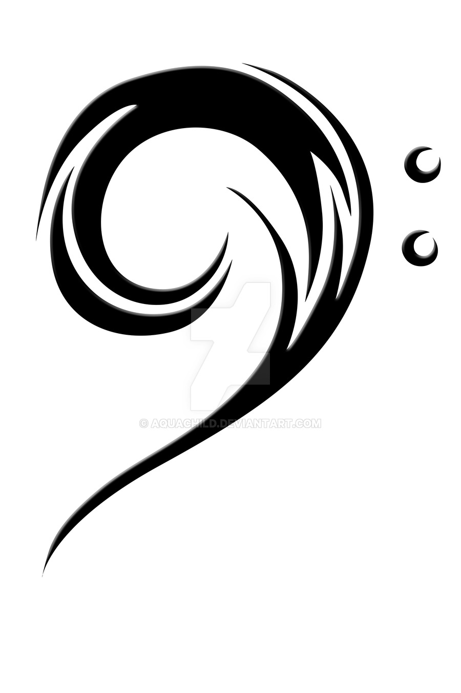 bass clef by aquachild on Clipart library