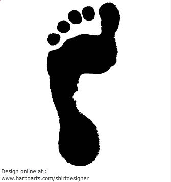 Footprint � Vector Graphic | Online Design Software  Vector 