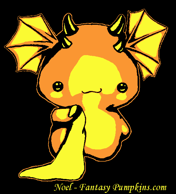 The Pumpkin Wizard • View topic - Cute dragon pattern