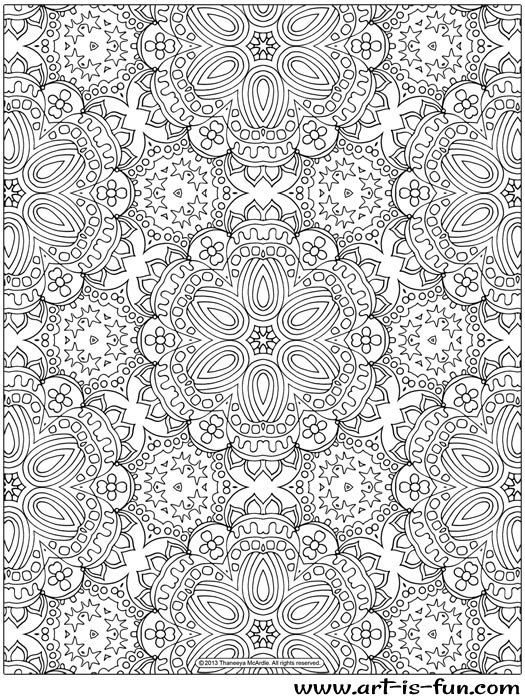 fine detailed coloring pages