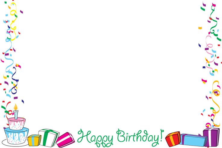 Image gallery for : birthday frames and borders