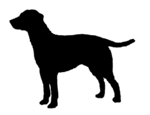 Lab Silhouette | BLACK DOG ANTIQUES | Clipart library