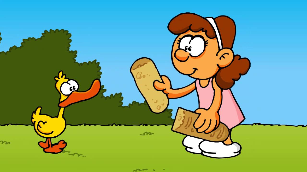 Ruthe Cartoons - Feeding Ducks - YouTube