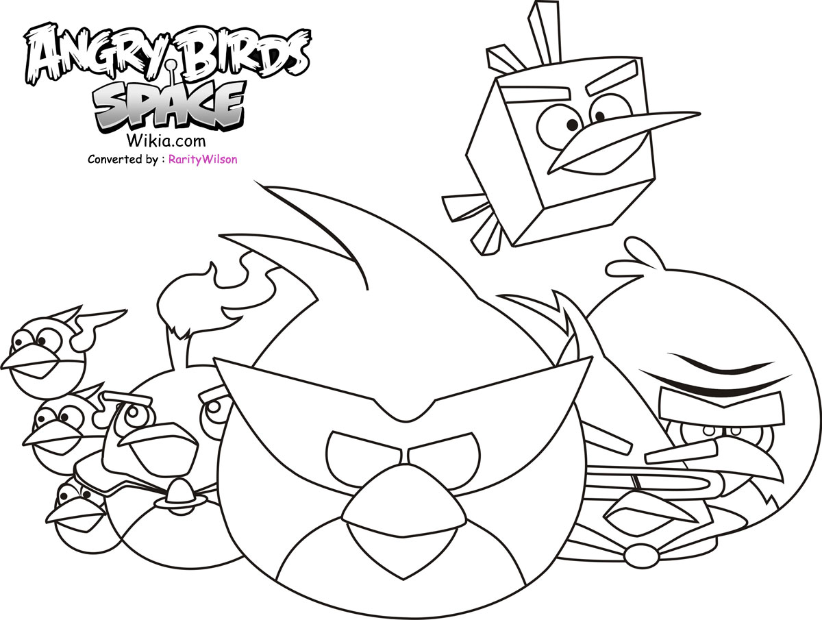 Angry Birds Coloring Pages Matilda White Bird - Coloring Pages