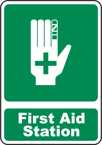First Aid Station Sign  - D4666