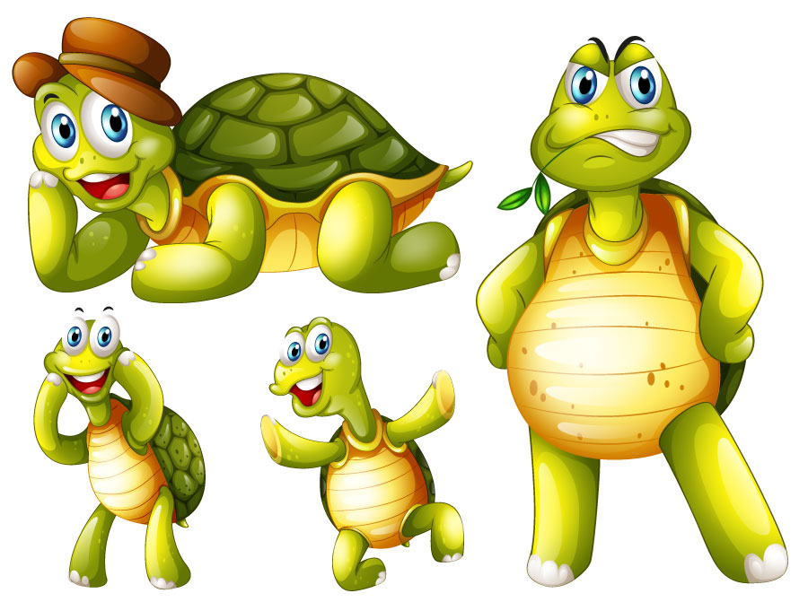 Cartoon tortoise vector | Vector Graphics Blog