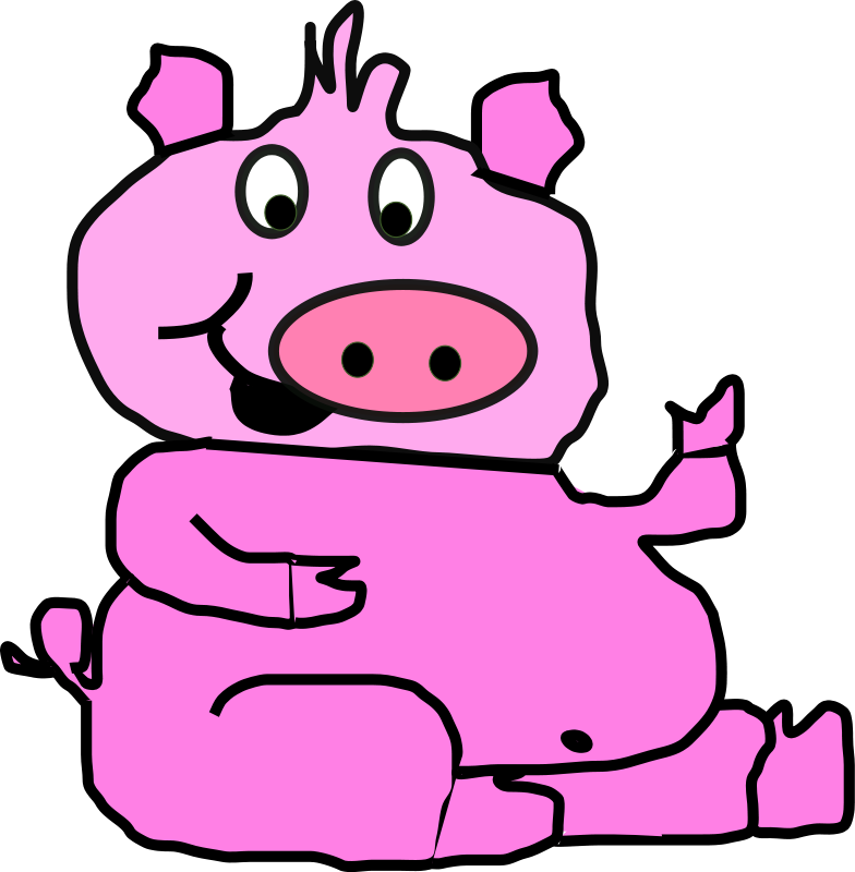 Picture Of A Pink Pig