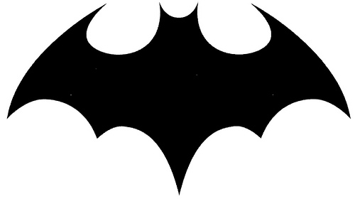 blank batman logo