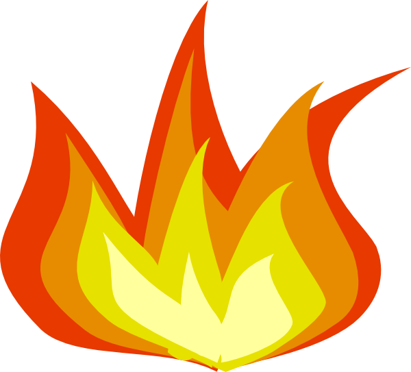 Cartoon Picture Of Fire Flames - Clipart library