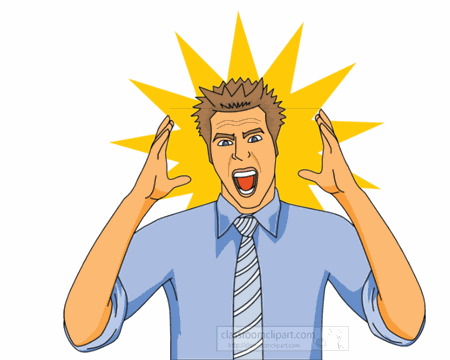 stressed person animated gif - Clip Art Library
