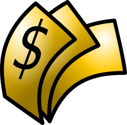 Gold Theme Money Dollars clip art - Download free Other vectors
