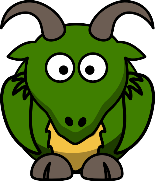 Green Dragon clip art - vector clip art online, royalty free 