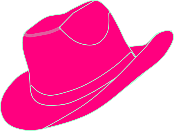 Pink Cowgirl Hat Clip Art at Clipart library - vector clip art online 