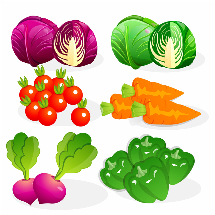 clipart cartoon vegetables - photo #21