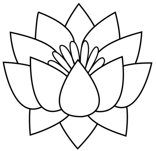 Clip Art Flower Black And White | Clipart library - Free Clipart Images
