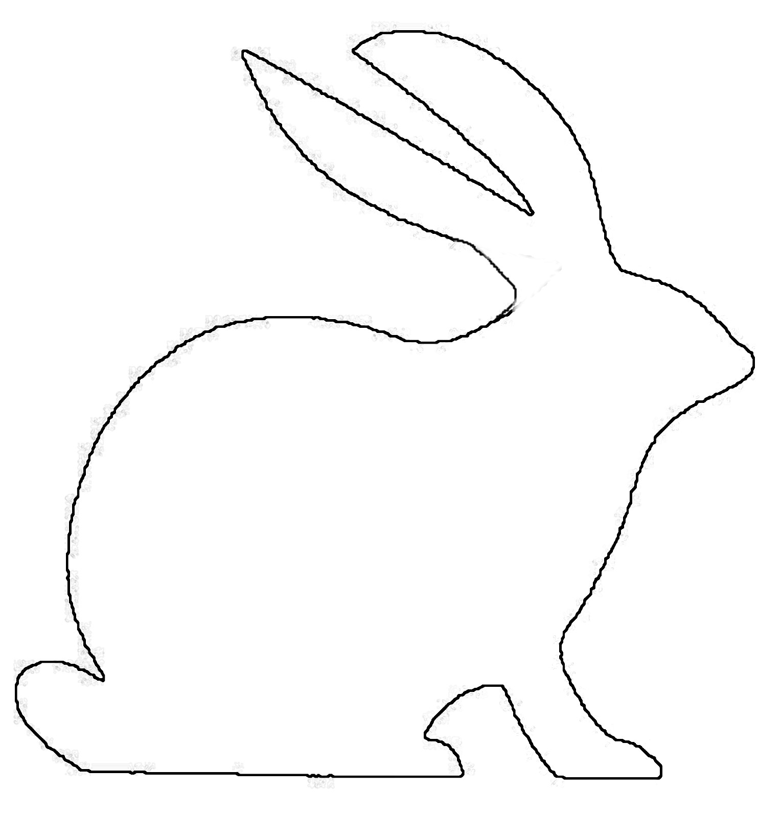 Outline Drawing Of Rabbits - Clipart library