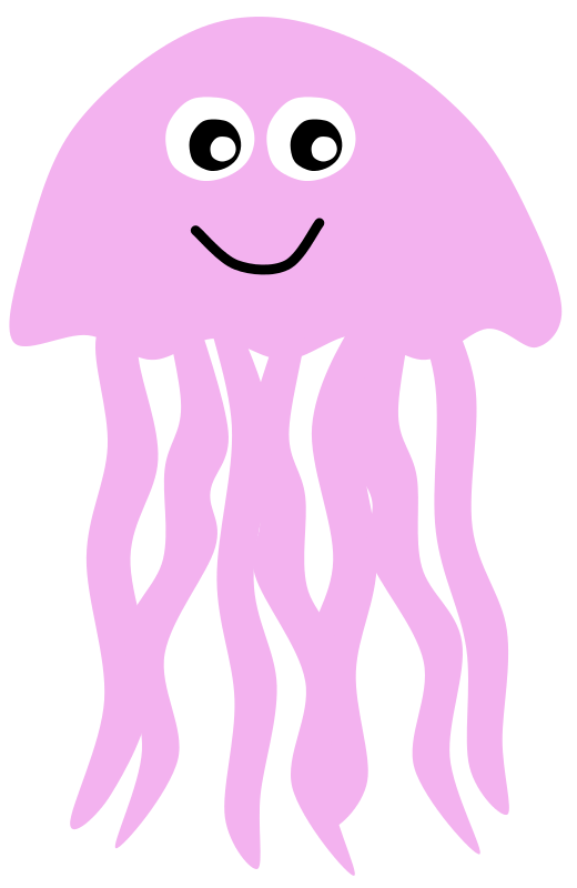 Free Cartoon Jellyfish Clip Art