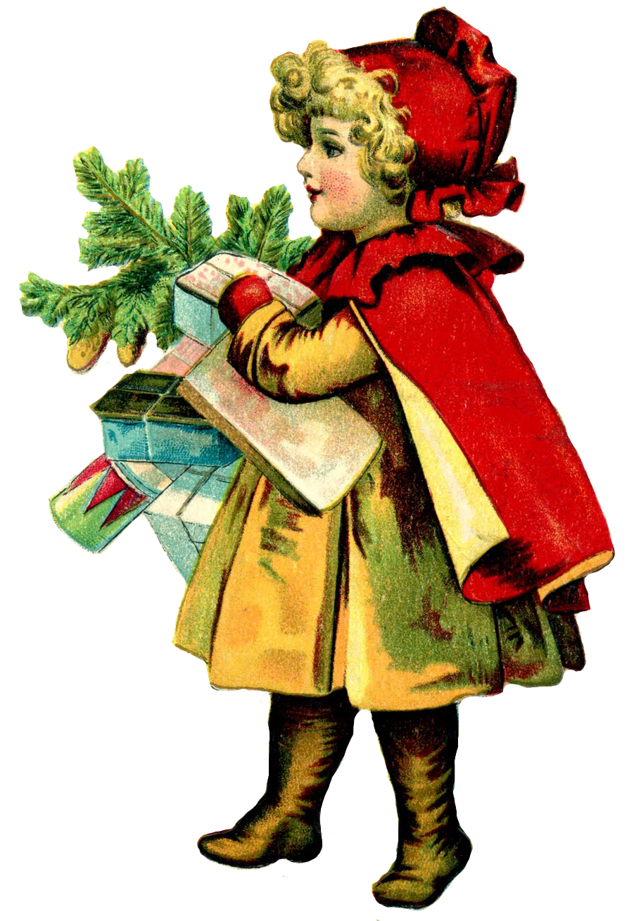 Victorian Christmas Images Clip Art