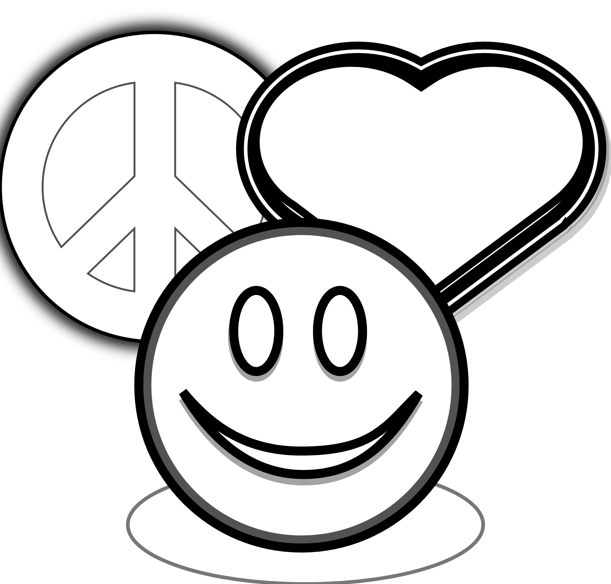 26++ Peace Sign Coloring Page Free Peace Sign Online Coloring Free