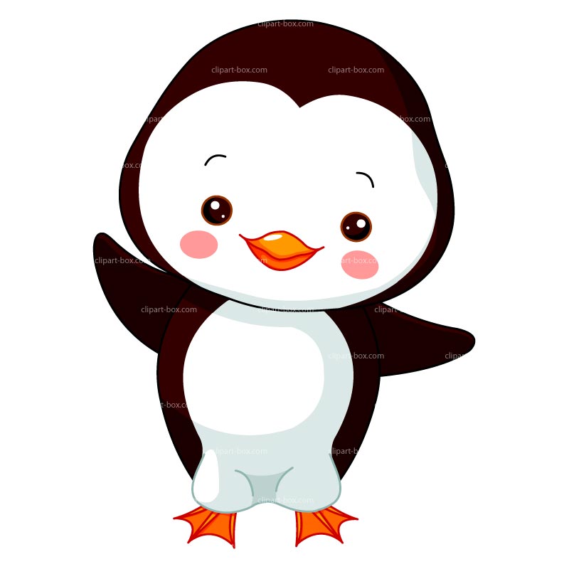 Penguin image - vector clip art online, royalty free  public domain