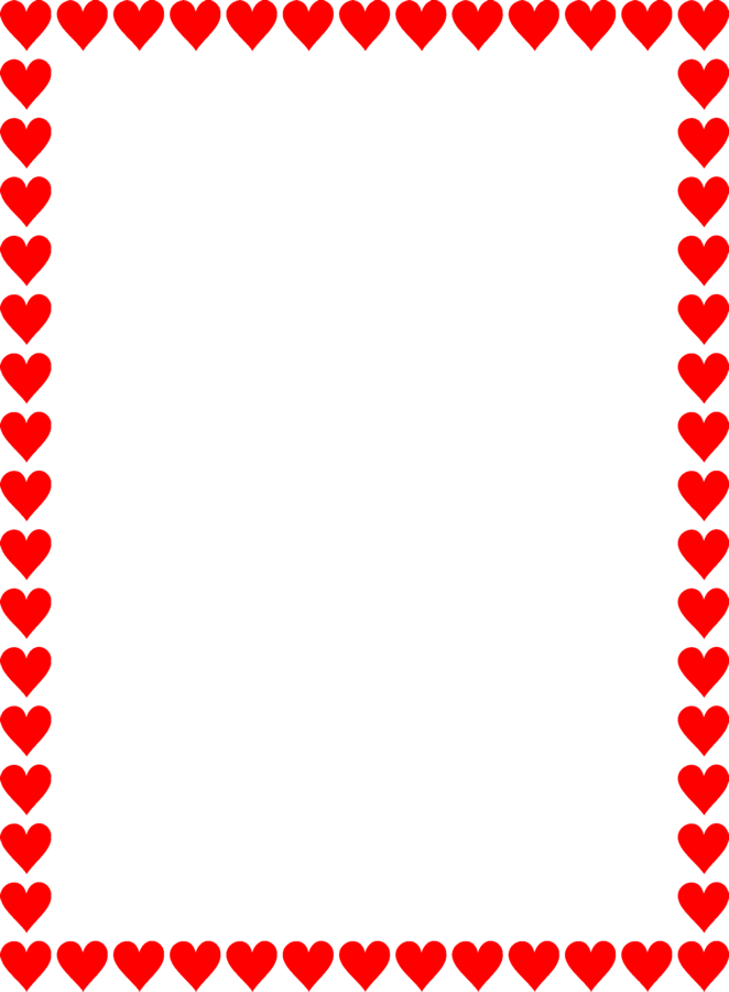 Free Heart Border For Word, Download Free Heart Border For Word png