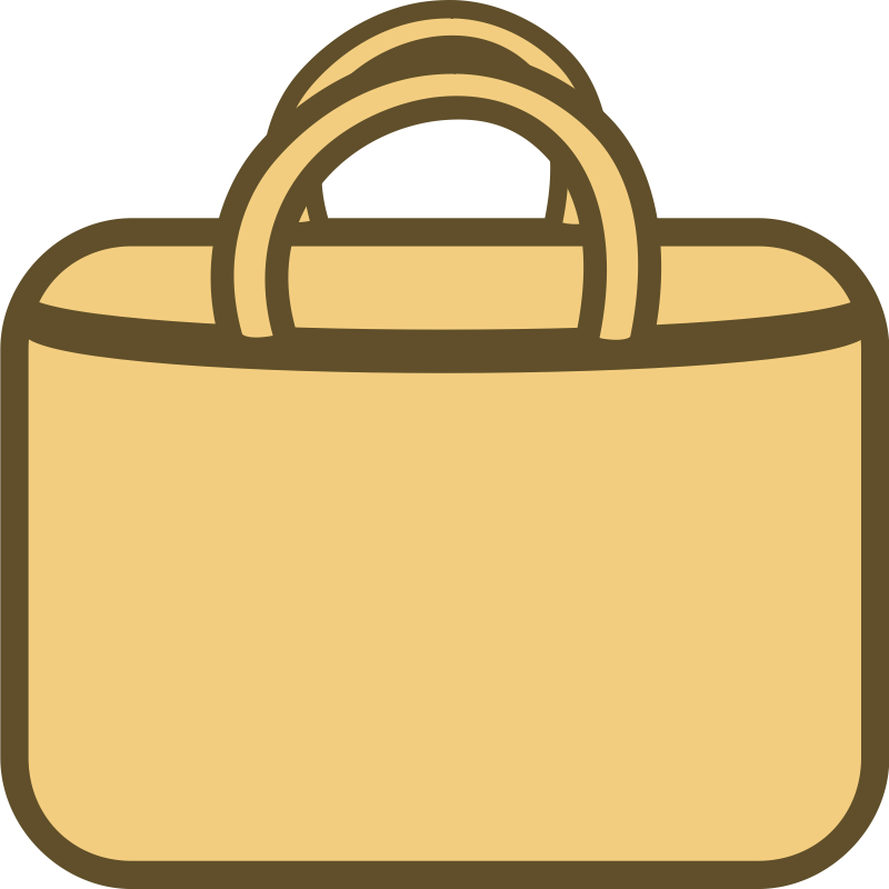 Clipart - Simple Shopping Bag Logo/Icon