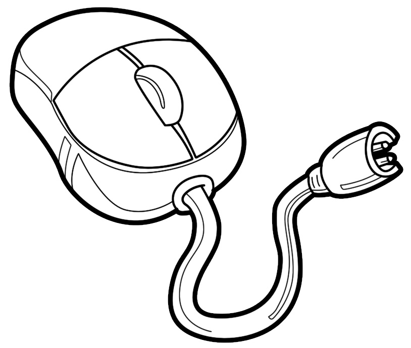 Mouse Template For A Computer Mouse - Clipart library