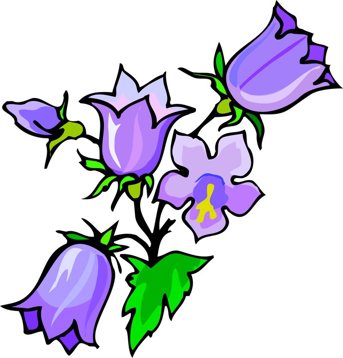 Line Of Flowers Clipart