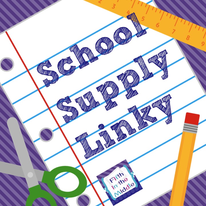 Fifth in the Middle: School Supply List Linky