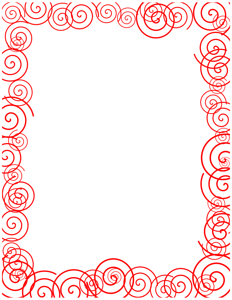 Free Borders and Clip Art | Downloadable Free Spirals Borders