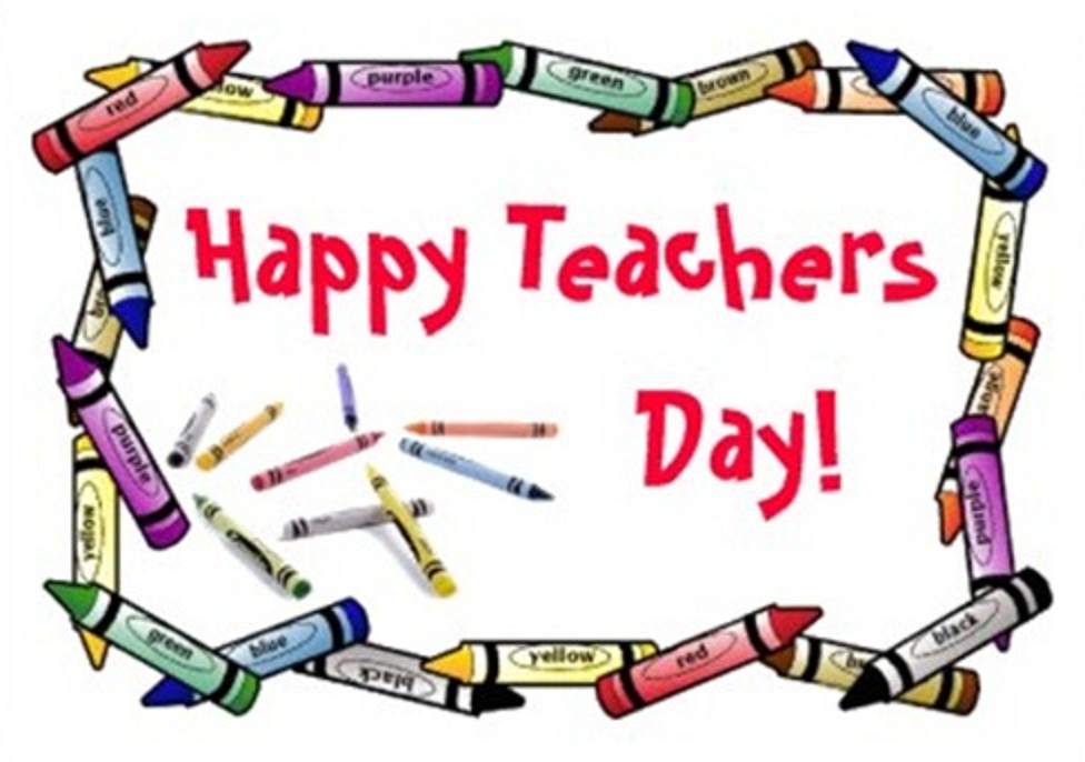 happy teachers day card Colouring Pages