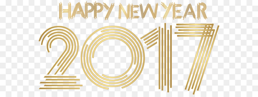 Cool Gold 2017 Transparent PNG Clip Art Image png download - 8000*4145 - Free Transparent New Year png Download.