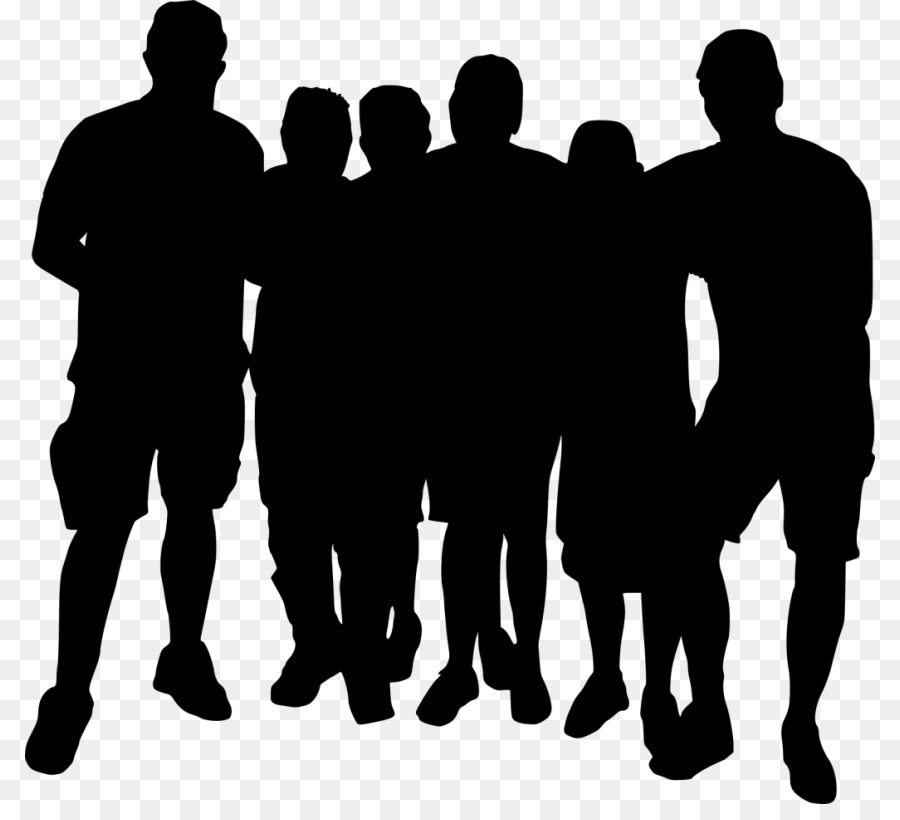 Silhouette Social group - Silhouette png download - 850*804 - Free Transparent Silhouette png Download.